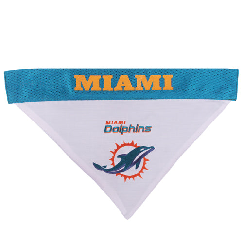 Miami Dolphins Reversible Dog Bandana – Athletic Pets