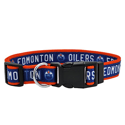 Edmonton Oilers Dog Collar