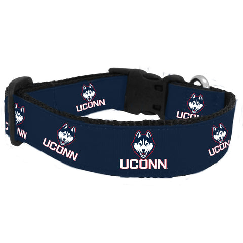 Connecticut Huskies Premium Dog Collar