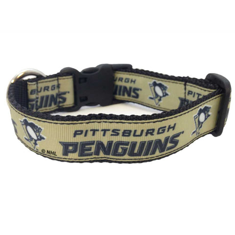 Pets First NHL Pittsburgh Penguins Collar for Dogs & Cats, Small
